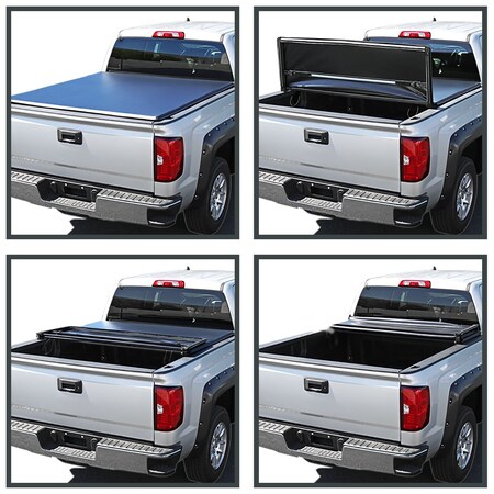 Spec-D Tuning JT SPORT 5FT BED TRI-FOLD TONNEAU COVER TC3-GDT20-5-MP